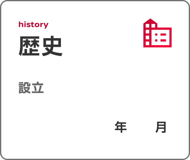 history 歴史|設立 1982年2月